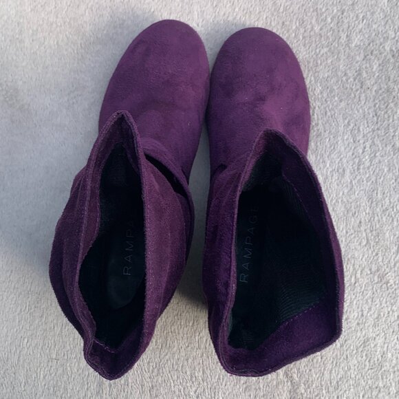 Rampage Buckley Faux Suede Slouch Booties Sz 7.5 - Picture 12 of 16